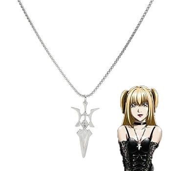 デスノート DEATHNOTE シルバーネックレス Amazon | ノーブランド品デスノートDEATHNOTEミサミサ風